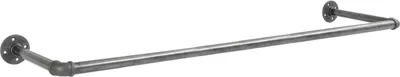 Immagine prodotto di Natural Goods Berlin Pipe GARD Wall, appendiabiti da parete, appendiabiti a muro, ghisa malleabile, P30 x L120cm