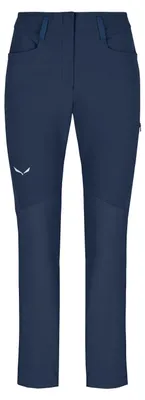 Image de Pantalon Agner Durastretch pour femme - Salewa, couleur : 3960 navy blazer, taille : IT 42 / DE 36