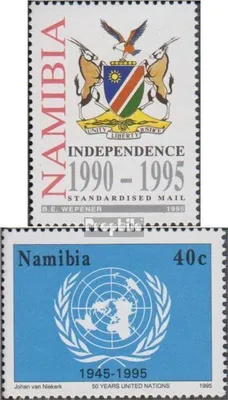 Produktbild von Briefmarken Namibia - Südwestafrika 1995 Mi 788,803 (kompl.Ausg.) postfrisch Republik Namibia