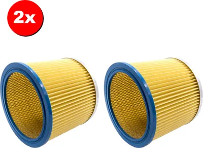 Produktbild von 2x Ersatz Rund-Filter Lamellenfilter für Aqua Vac NTP20 NTP30 NTS20 NTS30, Plus 1000 1001 3000 740 740m, Power Aqua Vax 1000 ersetzt Einhell 2351110