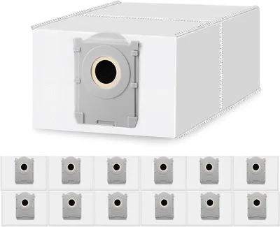 12 Staubsaugerbeutel für Ecovacs DEEBOT X8/X9/T50/T80, 4L