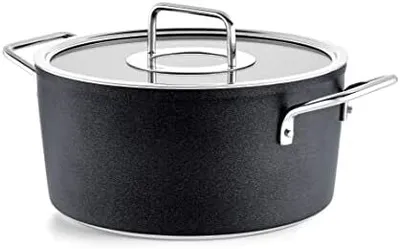 Obrázek produktu pro Fissler Adamant, 4,9 l, Černá, Nerezová ocel, Hliník, Nerezová ocel, Nerezová ocel, Průhledná