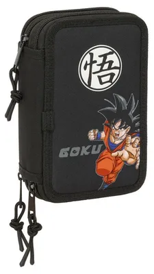 Produktbild von Safta Dragon Ball 12.5x19.5x5.5 Cm Triple Mäppchen Schwarz Mann Schwarz One Size