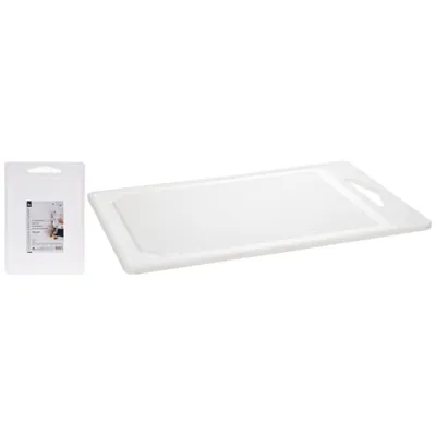 Produktbild von Excellent Houseware Schneidebrett 39 x 27 cm weiß | 3 Stück
