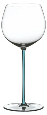Produktbild von RIEDEL 4900/97T FATTO A MANO Oaked Chardonnay Weinglas - Stiel TÜRKIS
