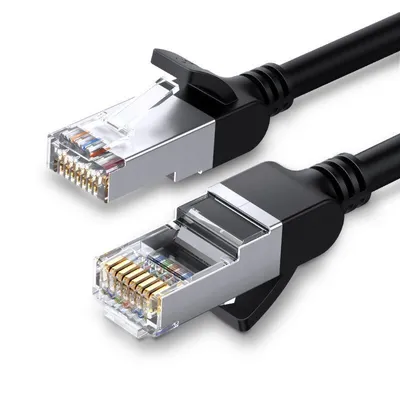 Image de Ugreen NW101 50194 Ethernet Cat 6 U/UTP round cable 5m - noir