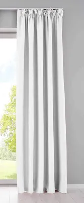 Obrázok produktu pre Zatemňovacie závesy s pútkami, biele - 295 x 225 cm - 1 kus