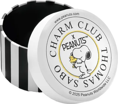 Image de Pendentif charm Snoopy avec Woodstock Friends PEANUTS, plaqué or 18 carats