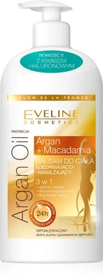 Produktbild von Eveline Cosmetics Argan Oil – feuchtigkeitsspendende, regenerierende Bodylotion