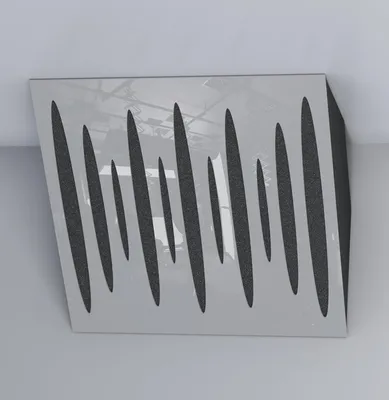 Immagine prodotto di Confezione da 2 – Trappola acustica angolare per bassi | 50 x 50 cm | Assorbimento delle basse frequenze per studi e teatri | Diffusione | [PULSE-H-100 mm | Plastica bianca lucida]