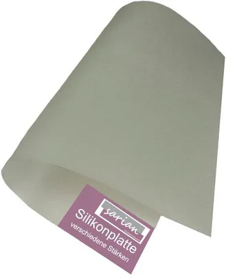 Zdjęcie produktu dla Płyta silikonowa 200 x 300 mm, powłoka silikonowa, uszczelnienie silikonowe, grubość 0,5–5 mm, mata silikonowa zgodna z normami FDA, grubość 2 mm