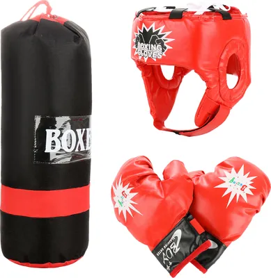 Obrázok produktu pre Hračky do boxu pre deti – boxerské rukavice, nárazové vankúše a súprava s pieskovým vakom pre chlapcov, fitness, tréningové a pohybové hračky