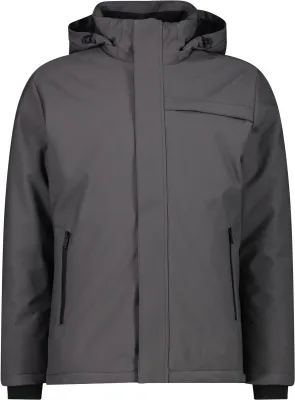 Produktbild von Mann Lange Jacke Druckknöpfe Kapuze