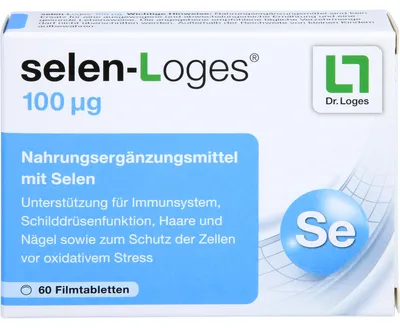 Produktbild von Selen-Loges 100 µg Filmtabletten, 60 St. Tabletten