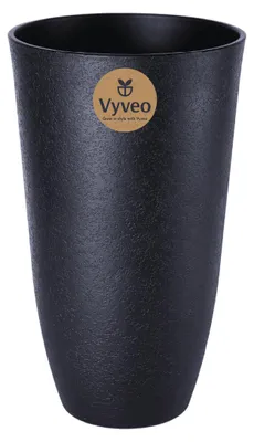 Produktbild von Vyveo - Blumentopf Tower - Schwarz - 35x61