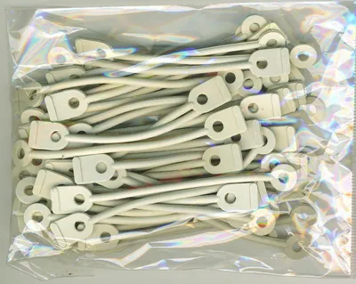 Produktbild von Ersatzgummilaschen f. Dauerwellwickler, lang (2 x 50 Stck. rund) + 6 FP Kombi-Clips
