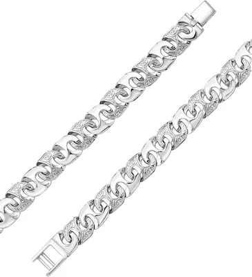 Produktbild von 925 Sterling Silber Herren/Damen - Kette - 51cm; TRS16867L20