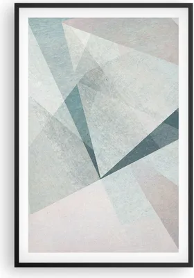 Produktbild von Gerahmtes Poster - Schwarzer Rahmen - Abstraktion modern - 61x91,5 cm - Wand Bild - Wanddeko - Wandbilder - Kunstposter - Wandposter - Bilderrahmen - Bilder - Kunstdruck - Wandbild - P2BPA61x91-3947