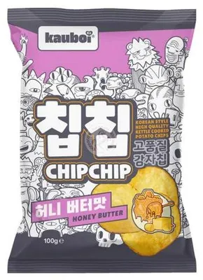 Zdjęcie produktu dla Chrupki ziemniaczane miodowo-maślane 100g - Kauboi