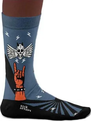 Obrázek produktu pro Ponožky Affairs Flying Skull Socks Blue EU 41-46 Women Blue EU 41-46