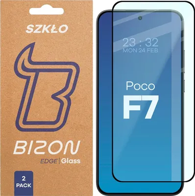 Product packaging and a screen protector for a smartphone.