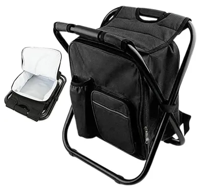 Image de Chaise de camping pliante avec sac isotherme