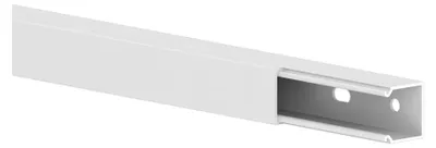 Zdjęcie produktu dla GGK Minikanal 20x20 czysta biel RAL 9010, pręt o długości 2 m, 1 szt.