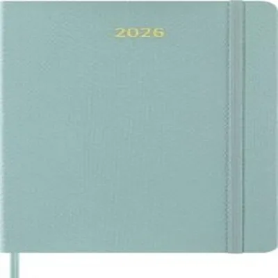 Produktbild von Moleskine 12 Monate Precious & Ethical Wochen Notizkalender, L/A5, liniert, weicher Einband, Mamba Hellgrün, mit Box