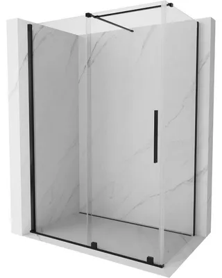 Obrázek produktu pro Mexen Velar posuvná sprchová kabina 140 x 80 cm, transparentní, černá - 871-140-080-01-70