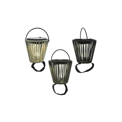 Image de Lumineo - Éclairage solaire pour balcon en fer blanc chaud