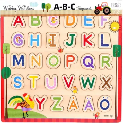Image de Puzzle ABC classique en bois Barbo (SE)
