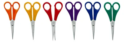 Produktbild von Schere 13,5cm-5,3'' spitz farbig sort.
