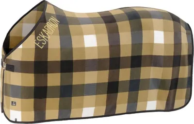 Produktbild von Eskadron Abschwitzdecke FLEECE CHECK cardamom-white-navy-black truffle Heritage HW 25/26, Größe:XS
