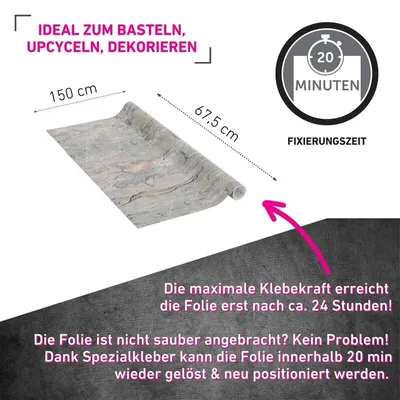 Produktbild von Klebefolie Steinoptik - 67,5x150cm