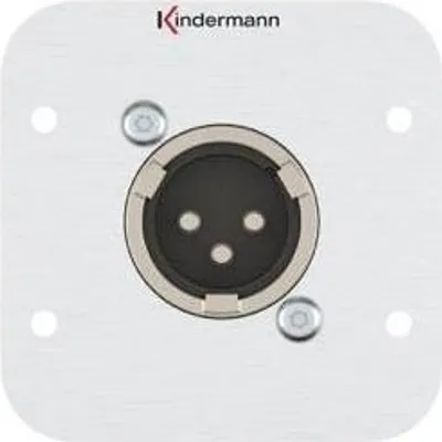Zdjęcie produktu dla Gniazdo aluminiowe XLR Kindermann 7441000416 (7441000416)
