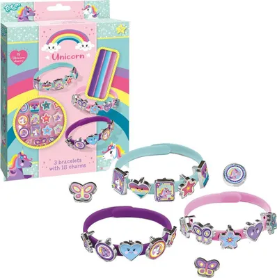 Obrázek produktu pro Totum Slide Charm Bracelets, Sada na výrobu náramků pro děti, 3 rok/roky, Vícebarevný