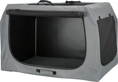 Produktbild von TRIXIE Hundebox Easy - grau - 95 × 63 × 69 cm