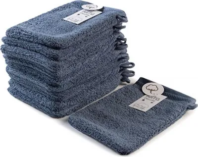 Produktbild von A&R 601.50 | Excellent Washing Glove DELUXE 16 x 22 cm Waschhandschuh - Farbe: Jeans Blue - Größe: 16 x 22 cm