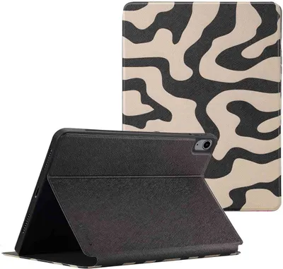 Immagine prodotto di Selencia Vivid Custodia pieghevole iPad Air 11 pollici (2025) M3 / (2024) M2 / Air 5 (2022) / Air 4 (2020) - Art Wave Black