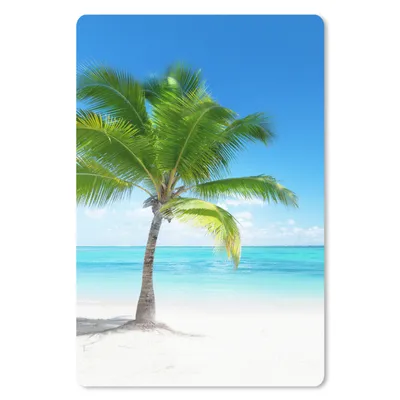 Produktbild von MuchoWow® Mauspad Mousepad Palme - Strand - Meer - Sommer 40x60 cm - Mousepads - Maus Mat - Pad - Mausunterlage - Schreibtisch Accesoire