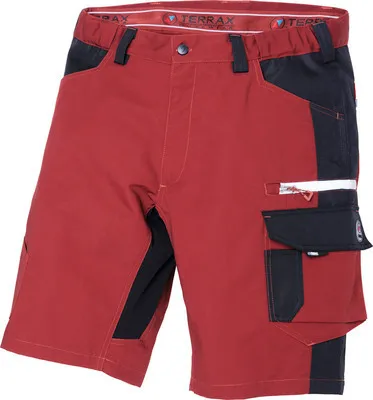 Produktbild von Robuste Arbeitsshorts braun Größe 50 mit praktischen Taschen und reflektierenden Details
