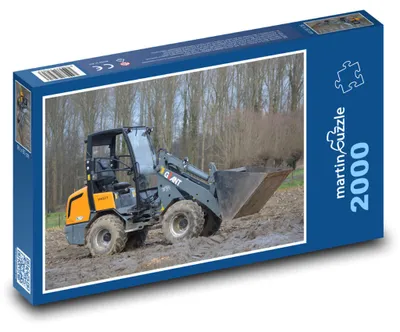 Produktbild von martinpuzzle - Puzzle 2000 Teile - Bagger - Traktor, Bagger
