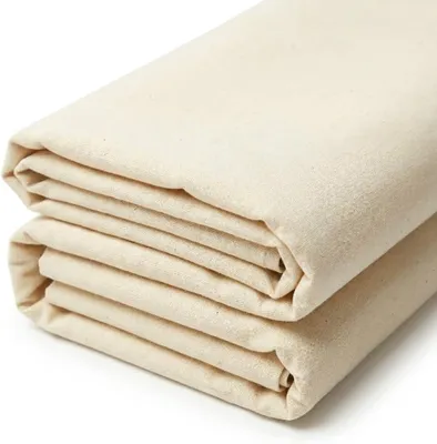 Baumwollstoff 160x100 cm, 100% Baumwolle, beige, zum Nähen