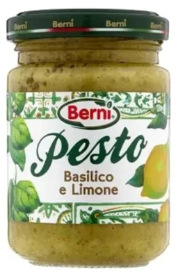 Produktbild von Basilikum-Pesto mit Limette 135g - Berni