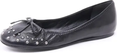 Produktbild von B3930 ballerina donna CAR SHOE scarpa nera borchie shoe woman
