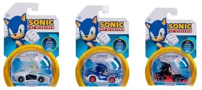 Produktbild von Jakks Pacific Sonic Mini-fahrzeuge Serie 7 3 Zufällige Modelle Sortiert Blau  Kinder Blau One Size
