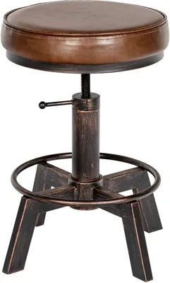 A studio shot of a bar stool.