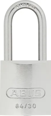 Produktbild von ABUS Messing Vorhängeschloss 84IB/30HB30 vs., Silber, Bügel aus Edelstahl