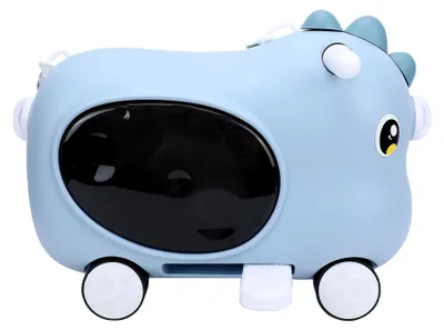 Produktbild von Kindergepäck zum Sitzen, Leichtes und Bequemes Gepäck mit Klapppedalen für Jungen und Mädchen (Blau)
