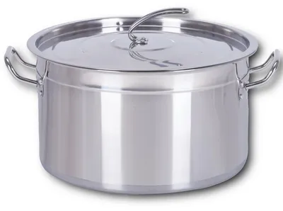 Kochtopf 15 Liter Edelstahl mit Deckel für Induktion